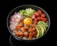 Bibimbaps Saumon cuit