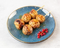Brochettes boulette de poulet (2 pcs)