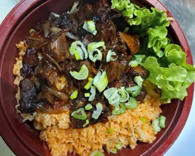 Riz sautè Bœuf et Œuf